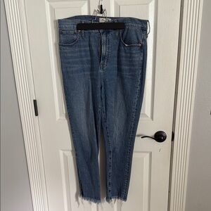 Madewell Blue Straight Leg Jeans